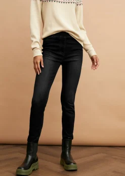 Jeggings elásticos, térmicos y funcionales, de tiro alto con cintura cómoda