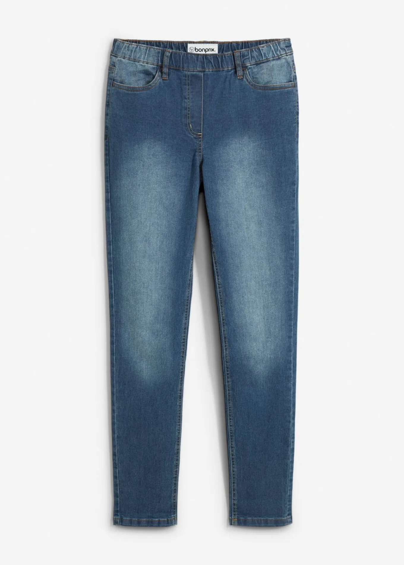 Jeggings mid waist, con cintura cómoda