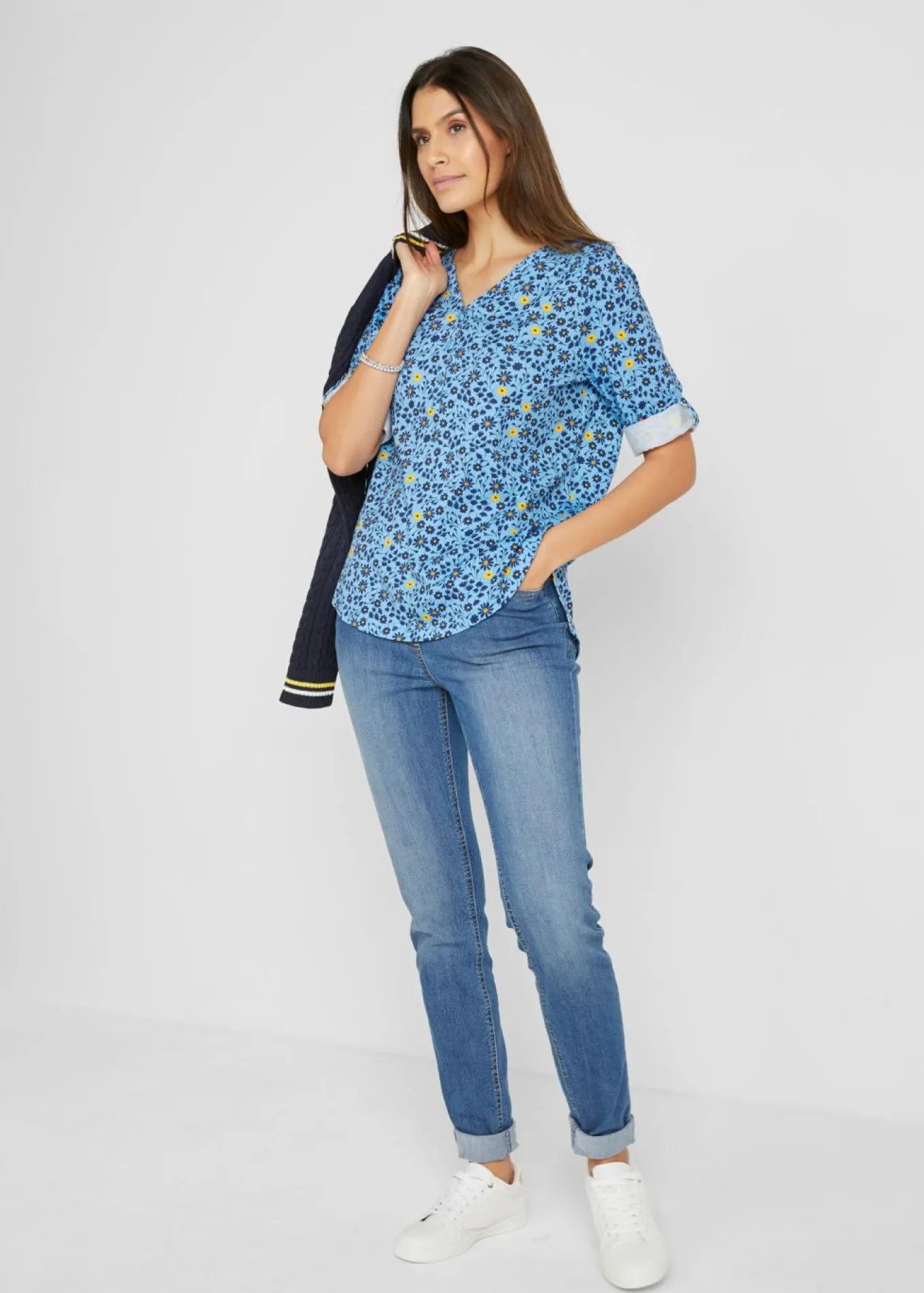Jeggings mid waist, con cintura cómoda
