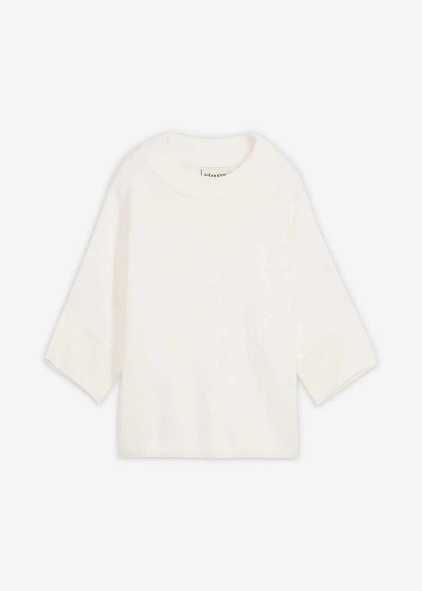 Jersey con corte boxy de mezcla de viscosa suave