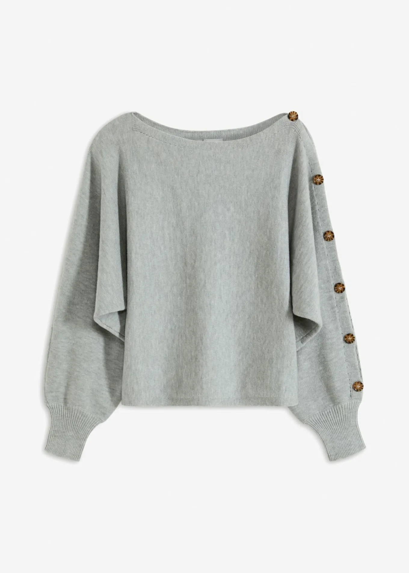Jersey con detalles de botón