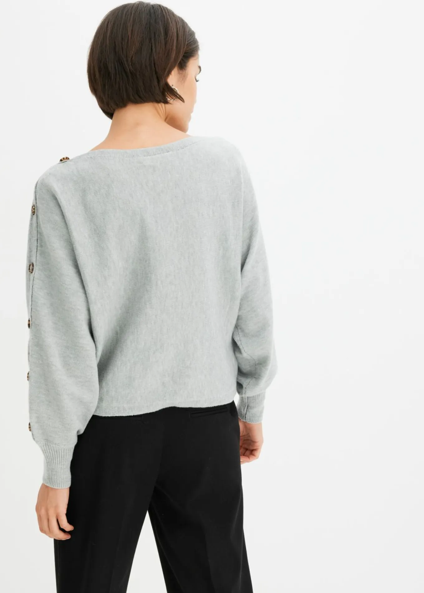 Jersey con detalles de botón