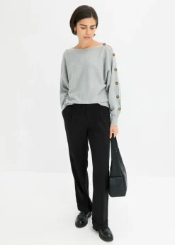 Jersey con detalles de botón