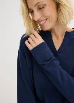Jersey de algodón con detalle de botones