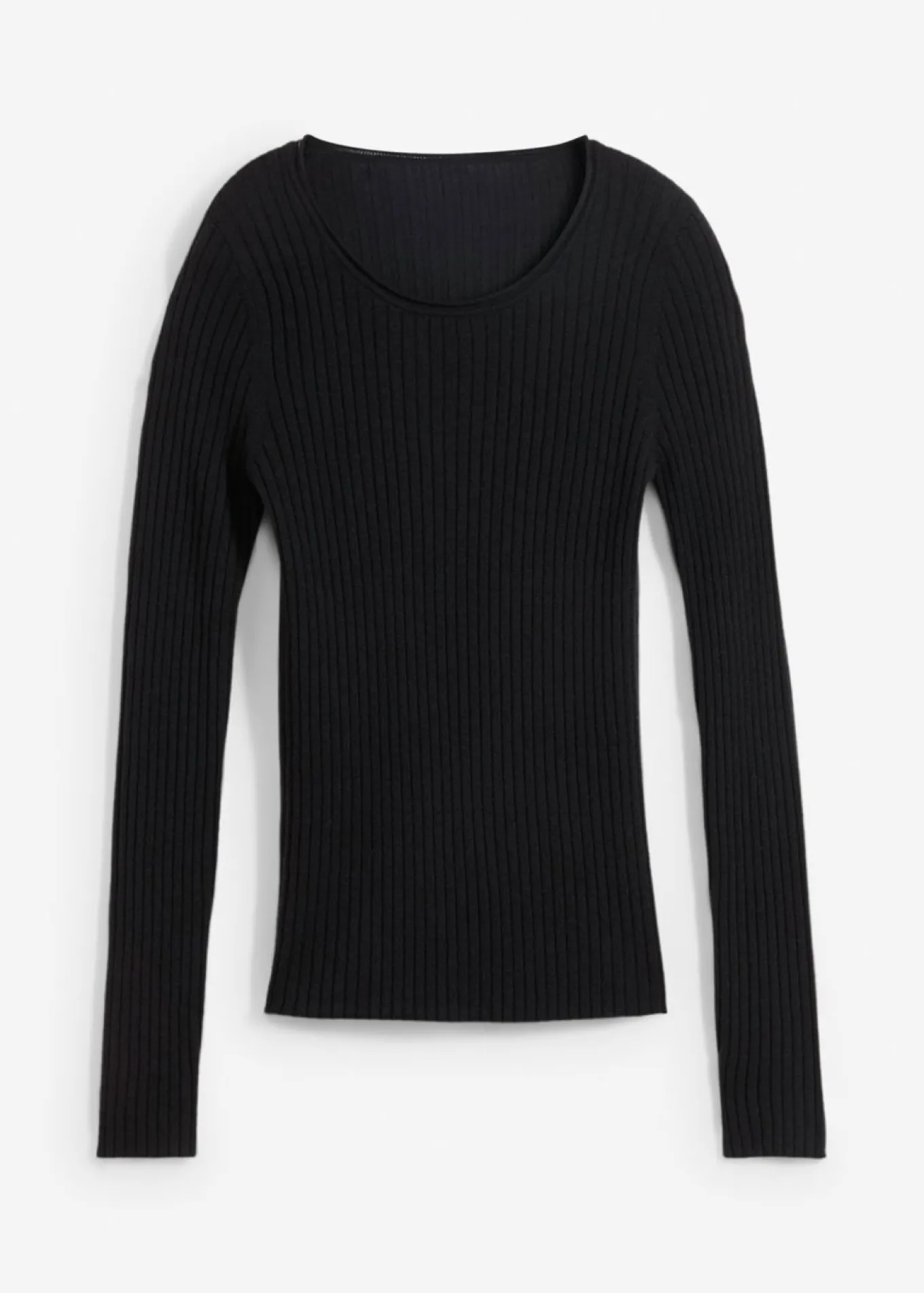Jersey de canalé en lana merina