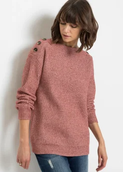 Jersey de corte holgado con botones