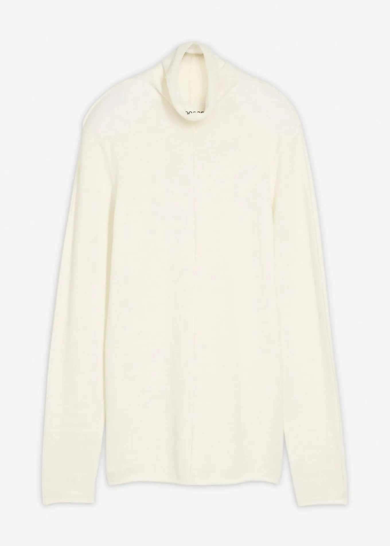 Jersey de mezcla de cachemir suave con cuello vuelto