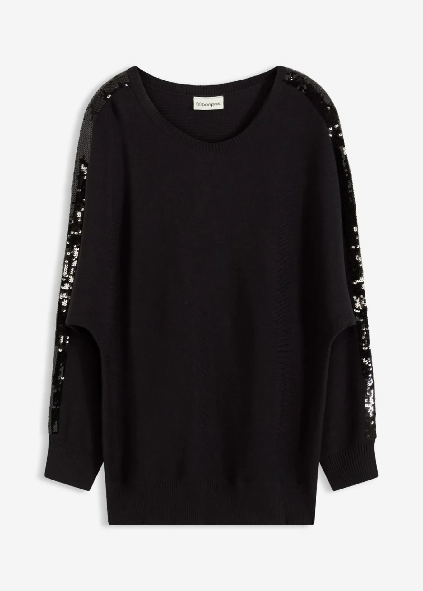 Jersey de punto fino con lentejuelas