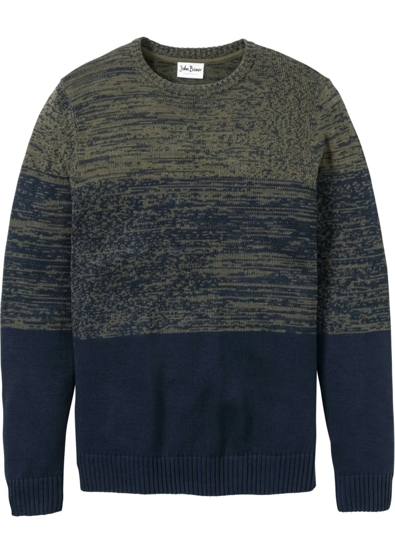 Jersey de punto fino con corte cómodo y suave mezcla de algodón