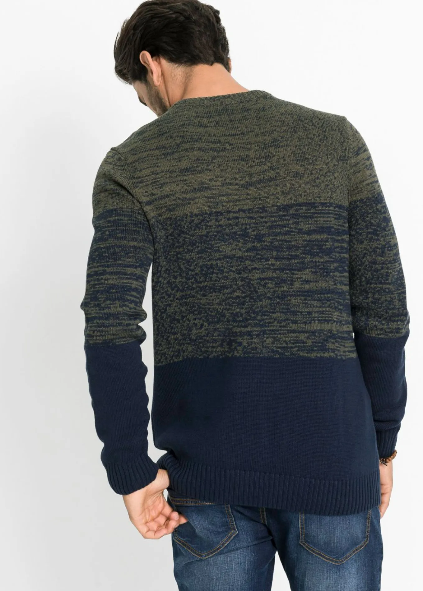 Jersey de punto fino con corte cómodo y suave mezcla de algodón