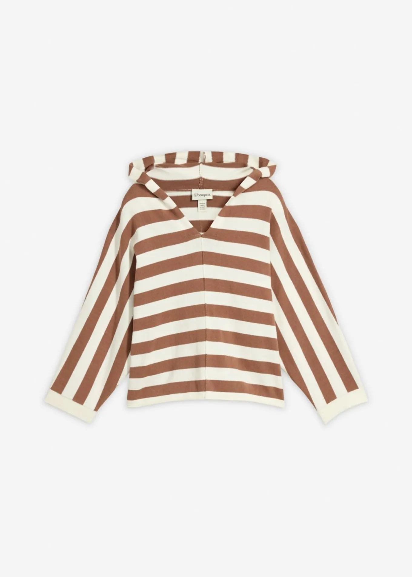 Jersey de punto fino oversize de mezcla de algodón