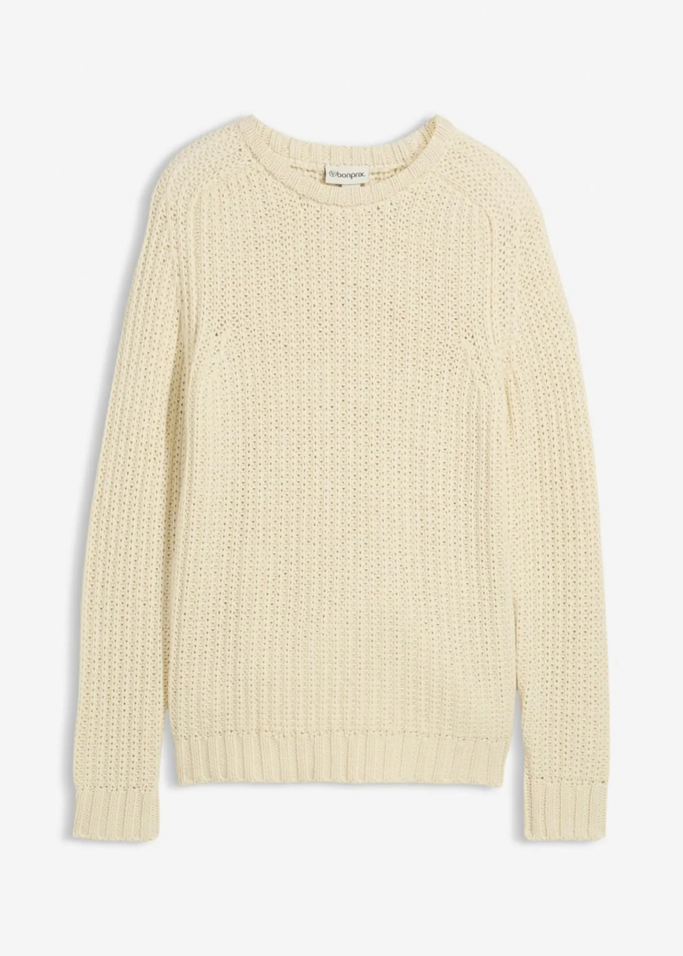 Jersey de punto grueso en suave mezcla de algodón