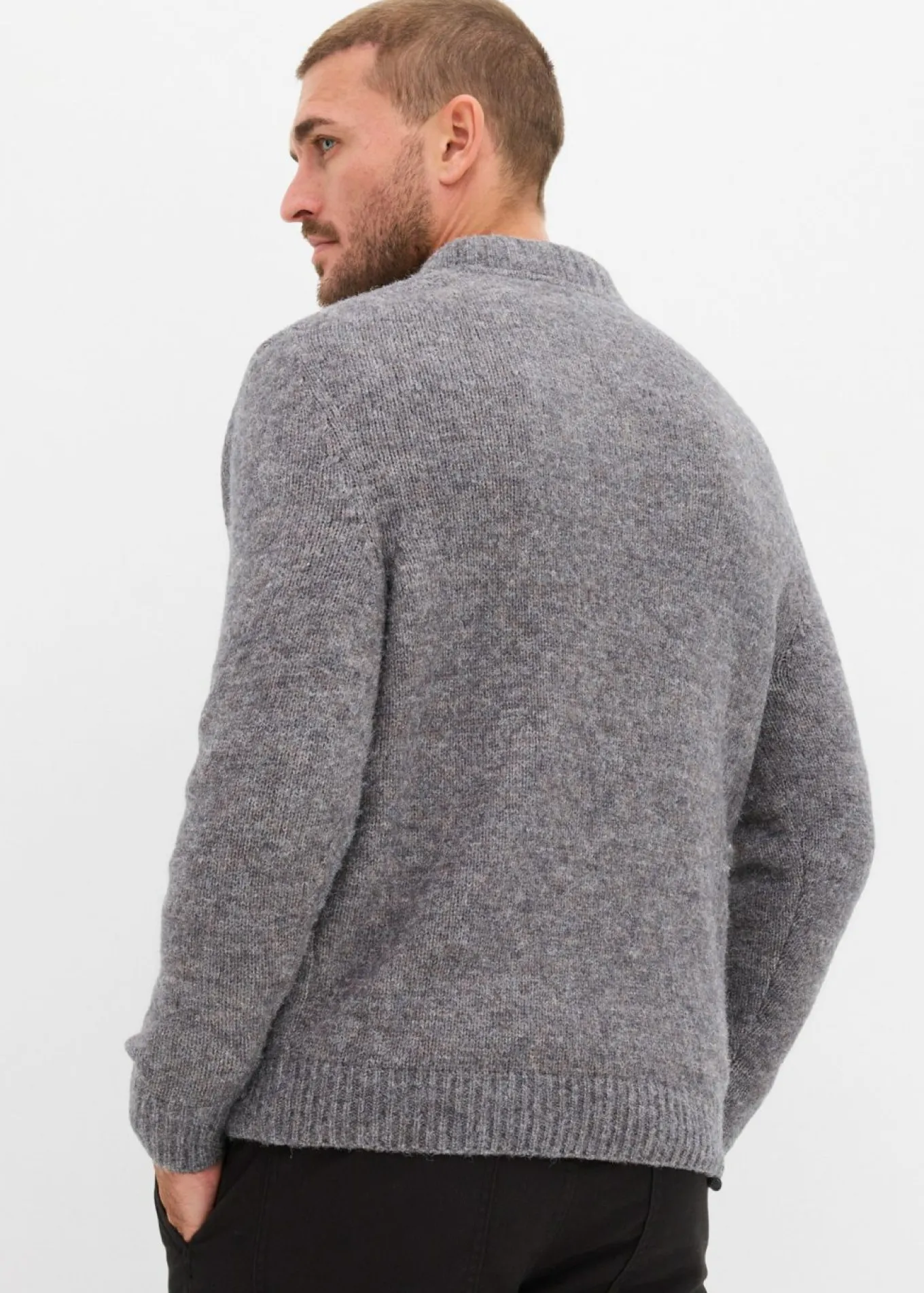 Jersey de punto grueso fácil de cuidar
