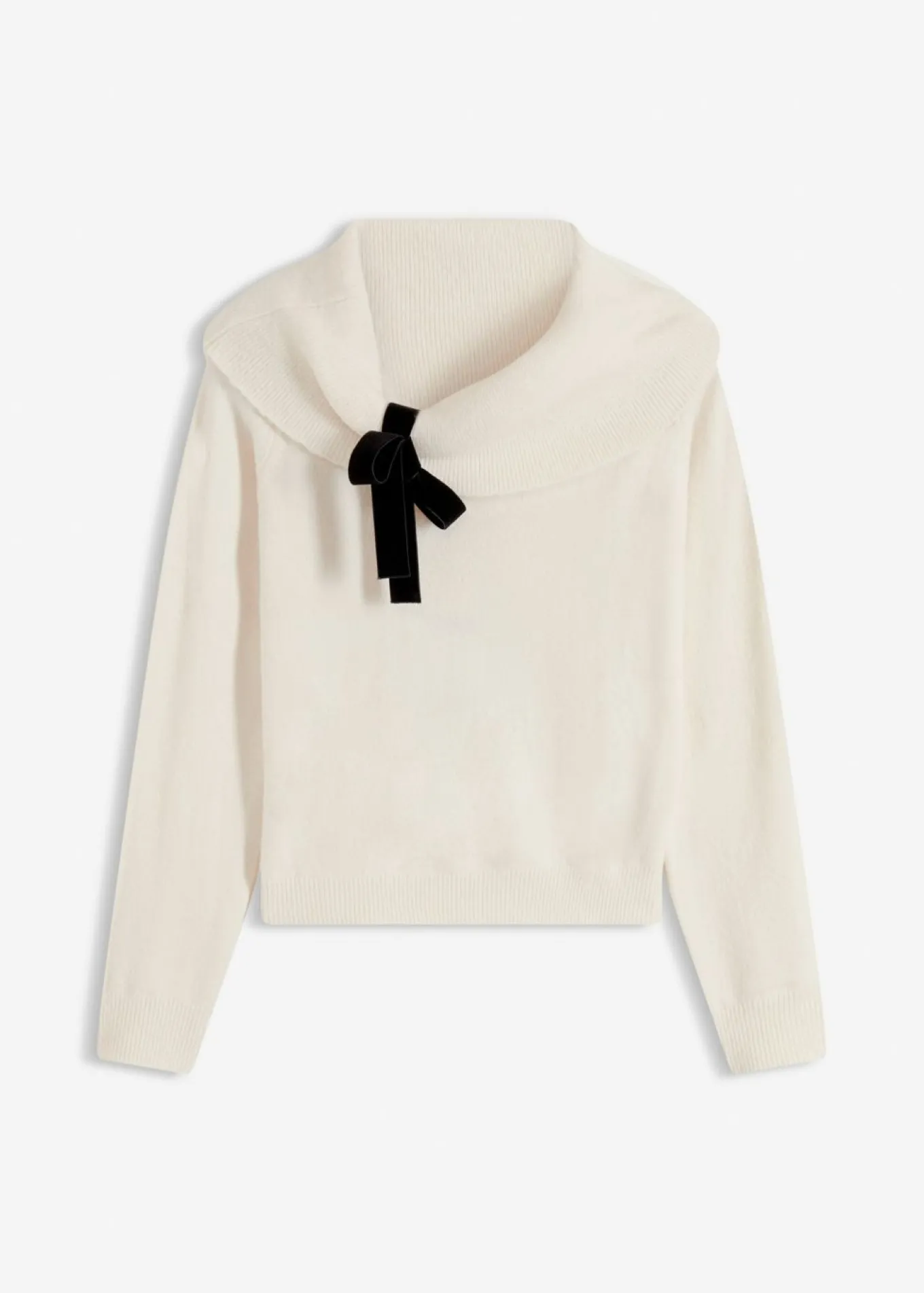 Jersey holgado con escote bañera