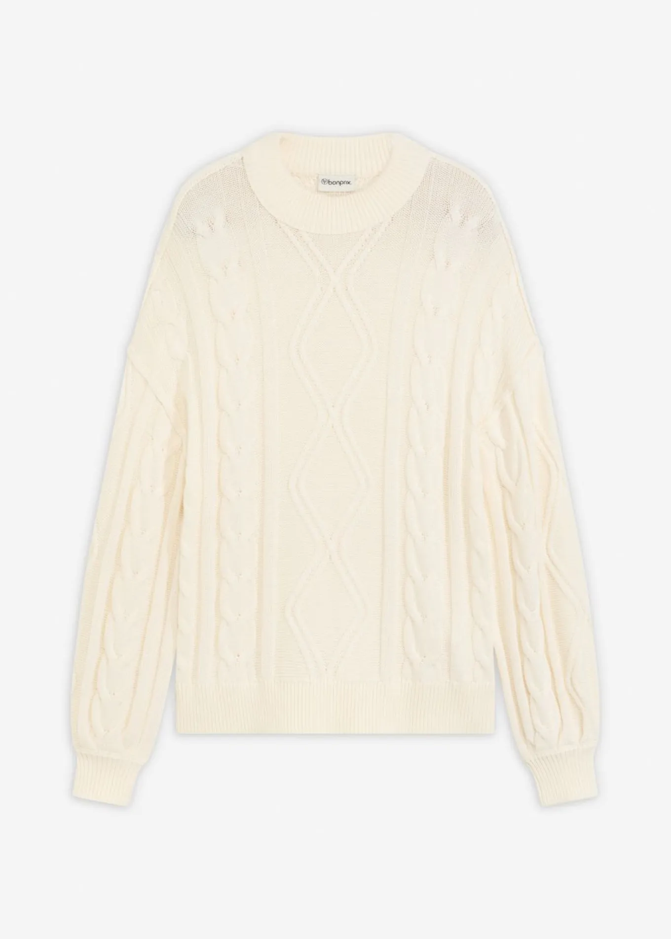Jersey holgado con patrón trenzado