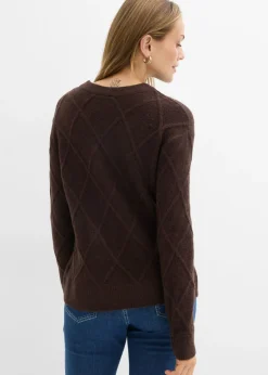 Jersey holgado de punto trenzado