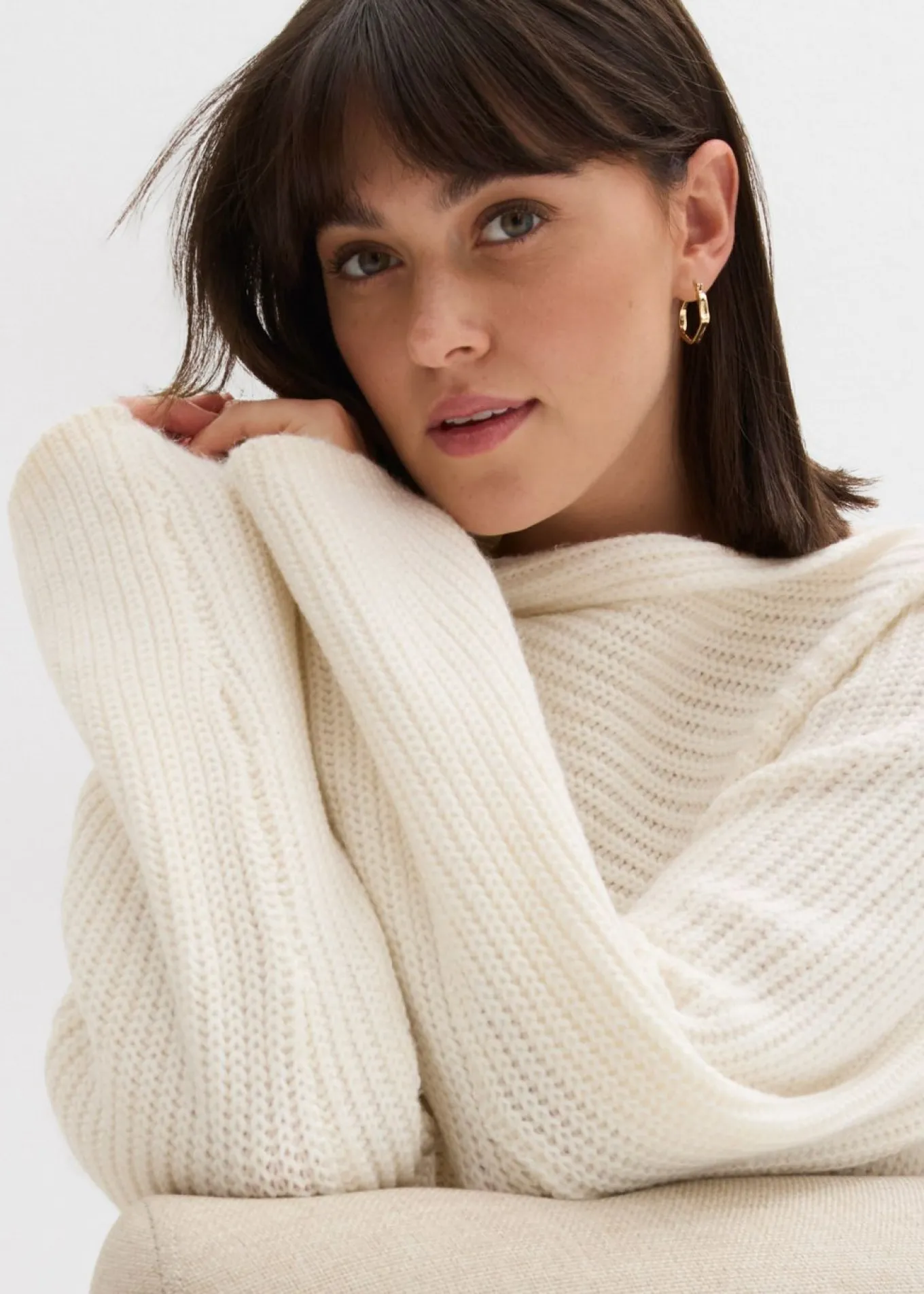 Jersey oversize de canalé