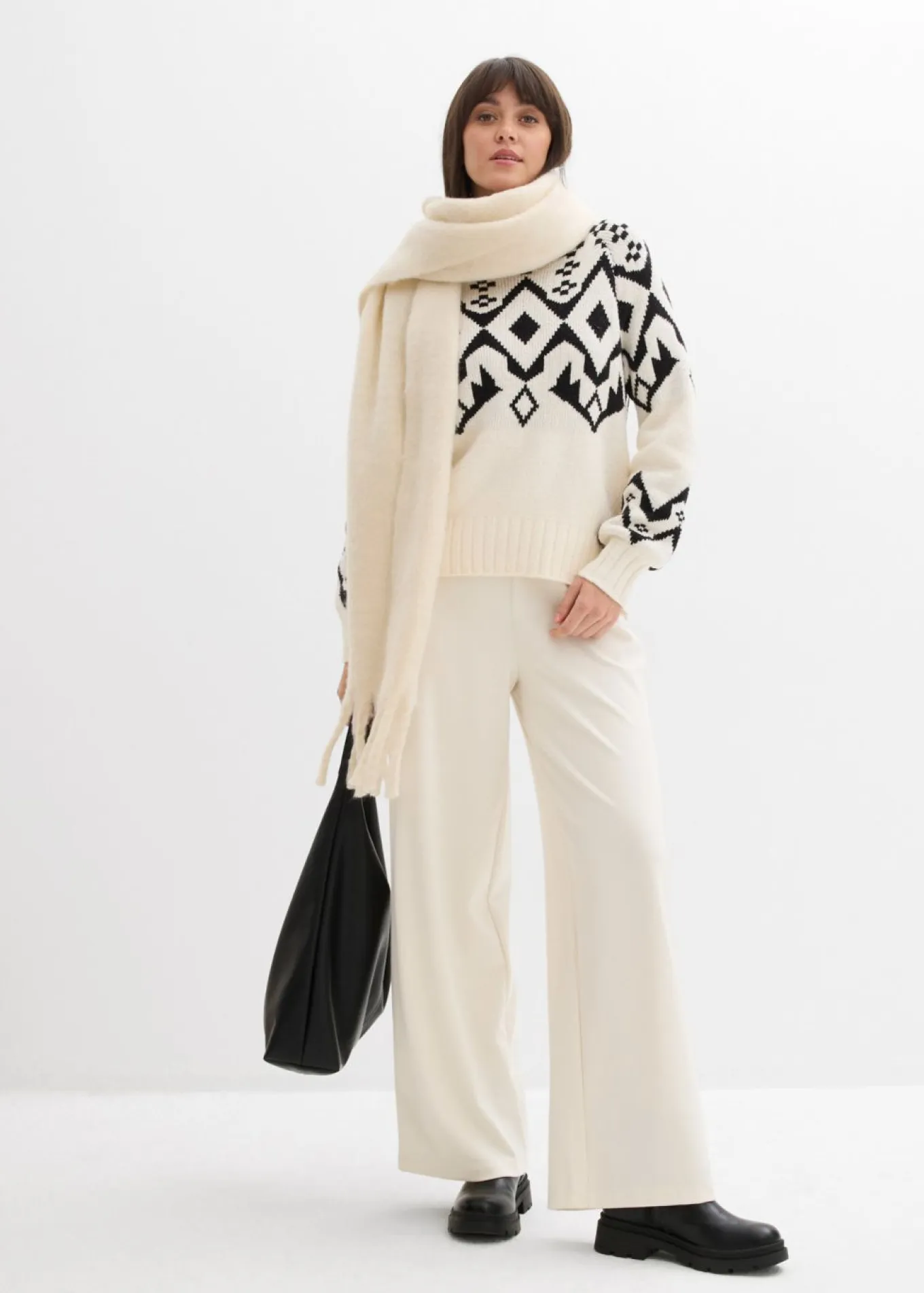 Jersey oversize de estilo noruego