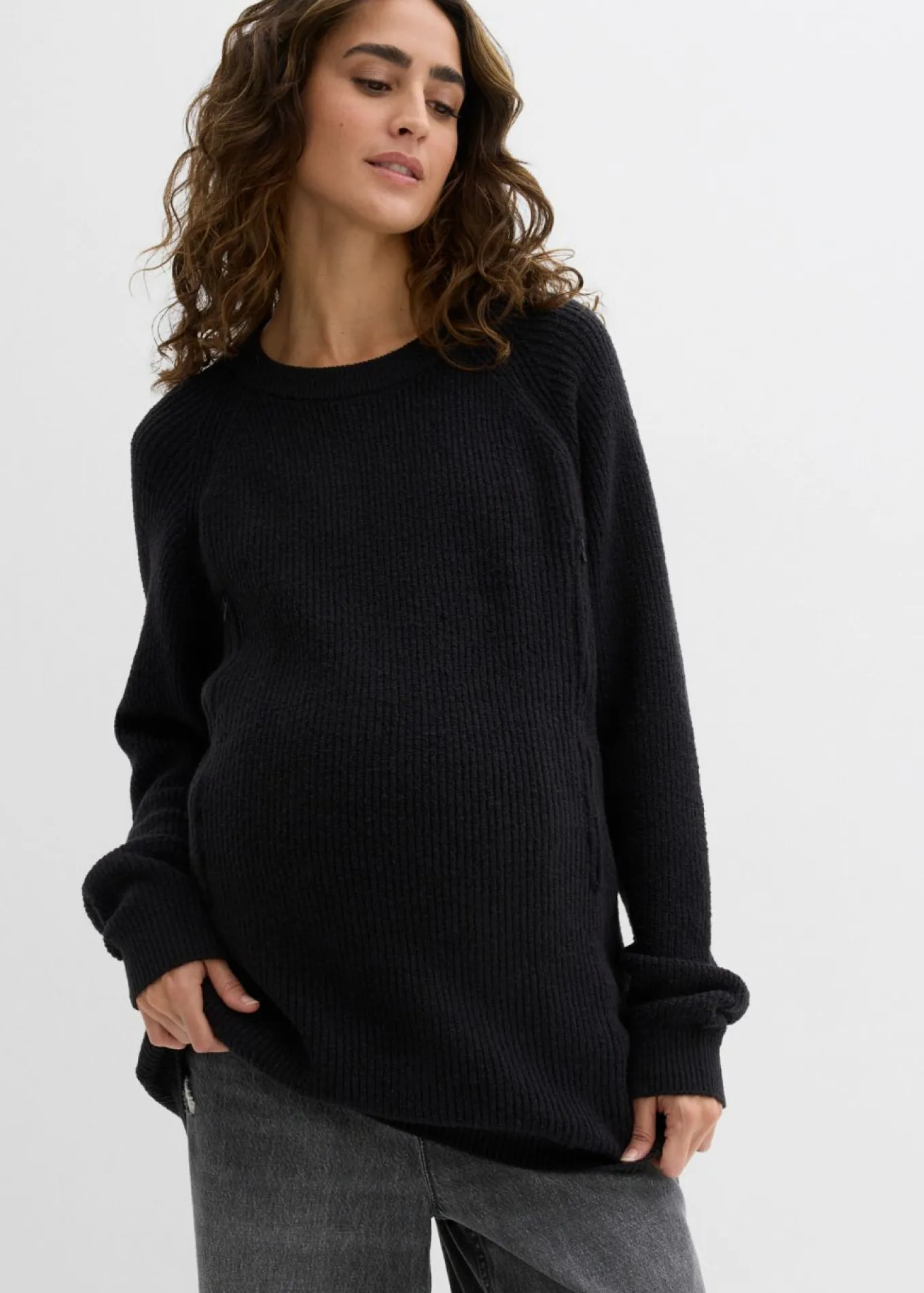 Jersey premamá con una discreta función de lactancia