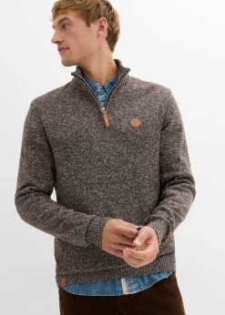 Jersey tipo troyer de algodón puro