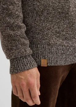 Jersey tipo troyer de algodón puro