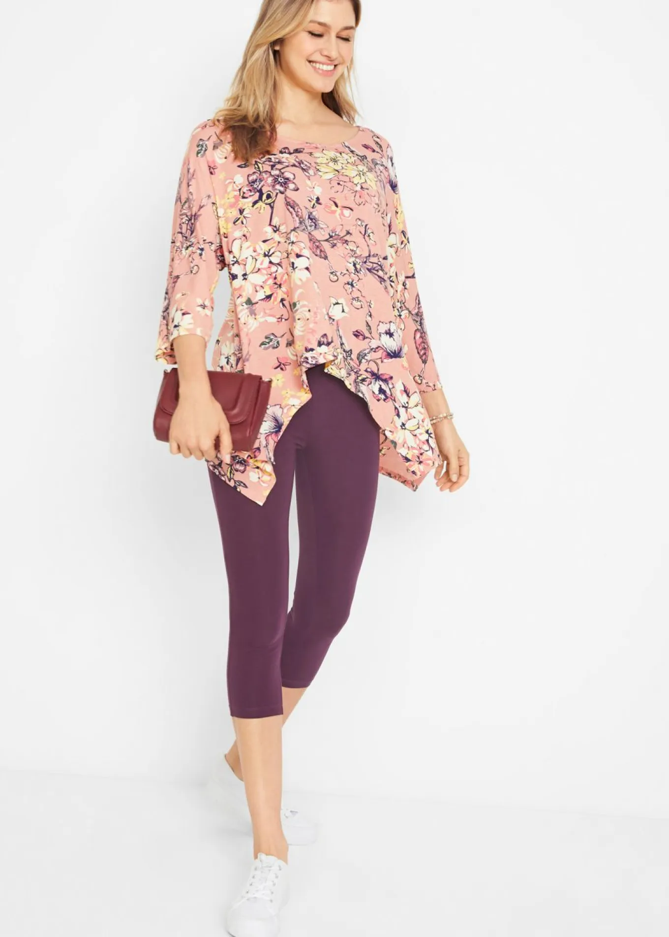 Leggings capri con cinturilla cómoda