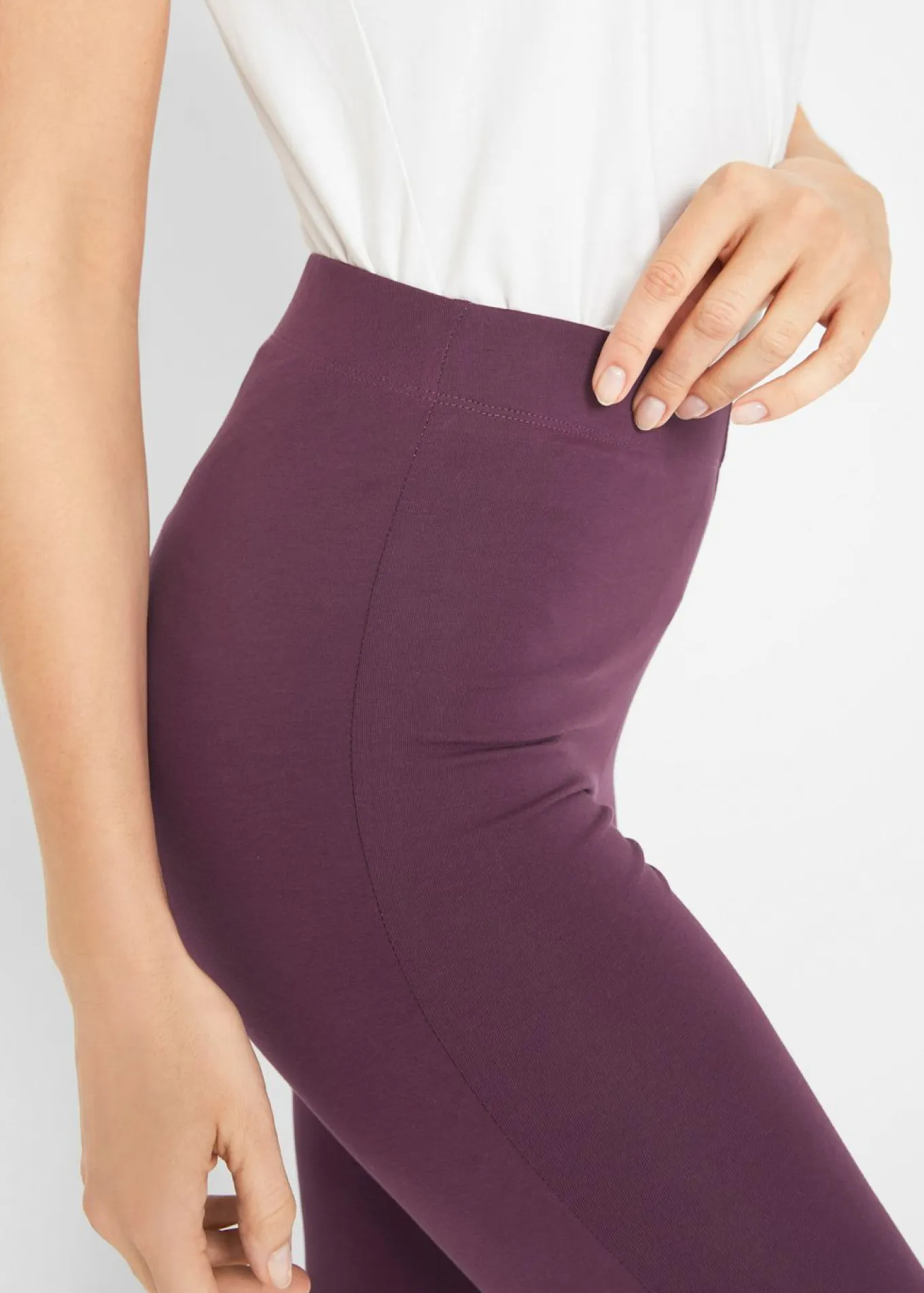 Leggings capri con cinturilla cómoda