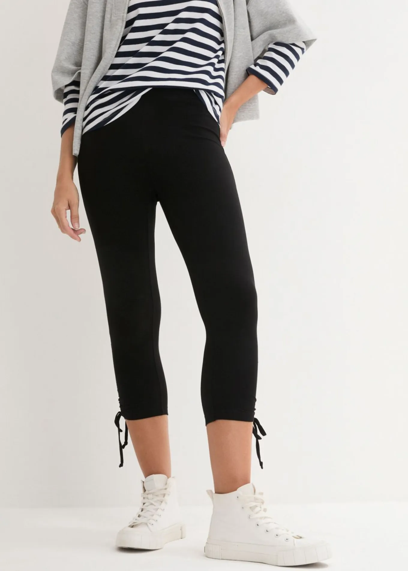 Leggings capri con fruncido (2 unidades)
