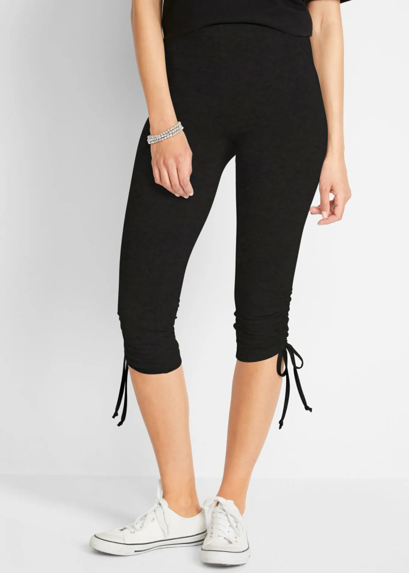 Leggings capri con fruncido (2 unidades)
