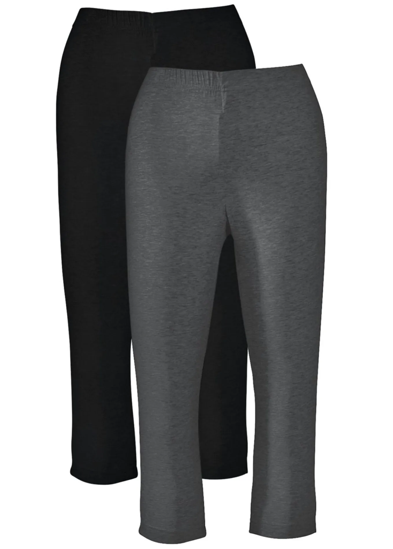Leggings capri de corte ajustado (2 unidades)