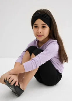 Leggings capri de mezcla de algodón orgánico elástico (2 unidades)