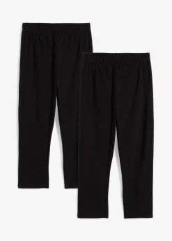 Leggings capri de mezcla de algodón orgánico (2 unidades)
