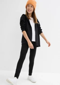 Leggings confeccionados con mezcla de algodón ecológico elástico (3 unidades)