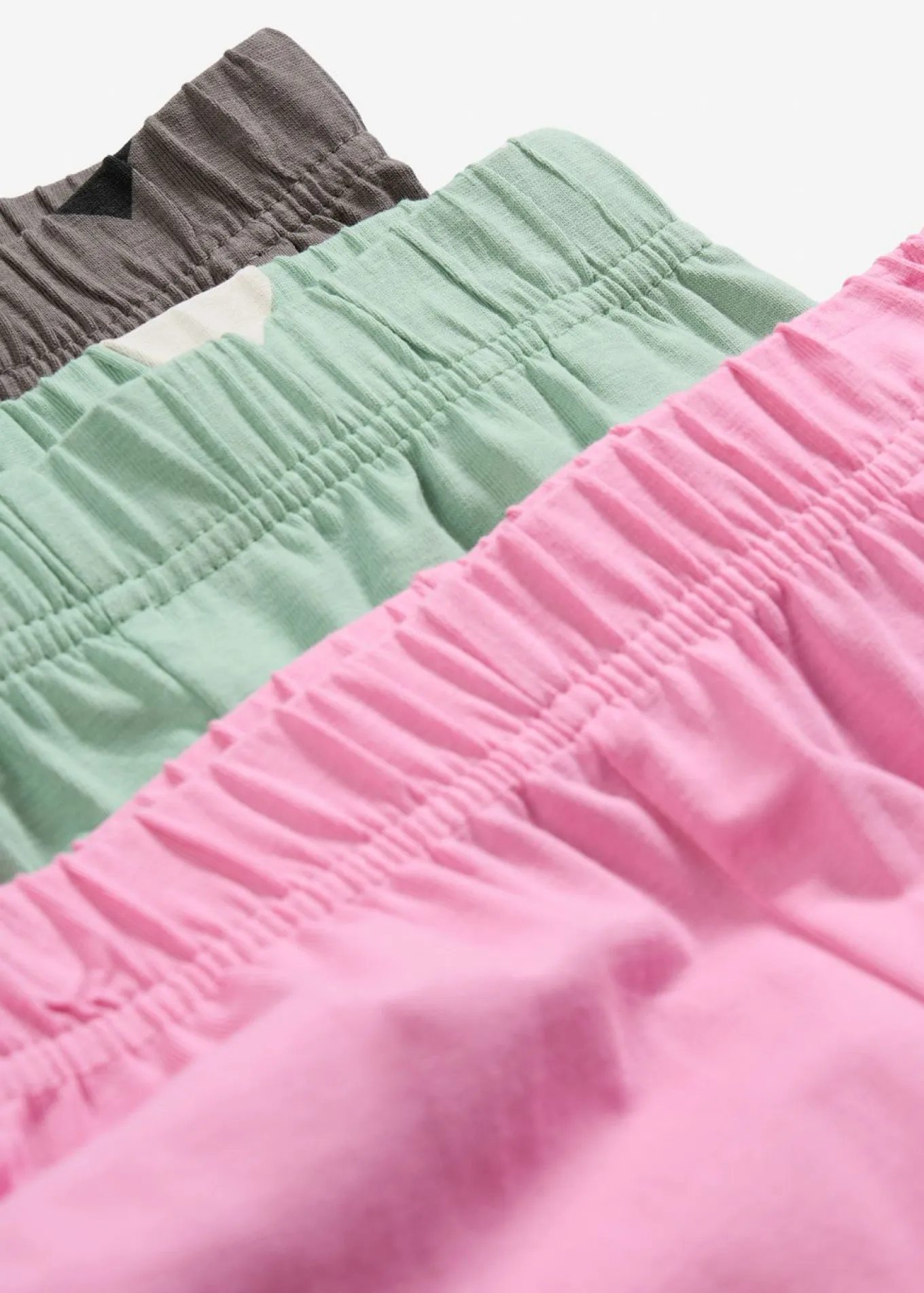 Leggings confeccionados con mezcla de algodón ecológico elástico (3 unidades)