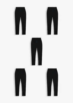Leggings de mezcla de algodón orgánico elástico (5 unidades)