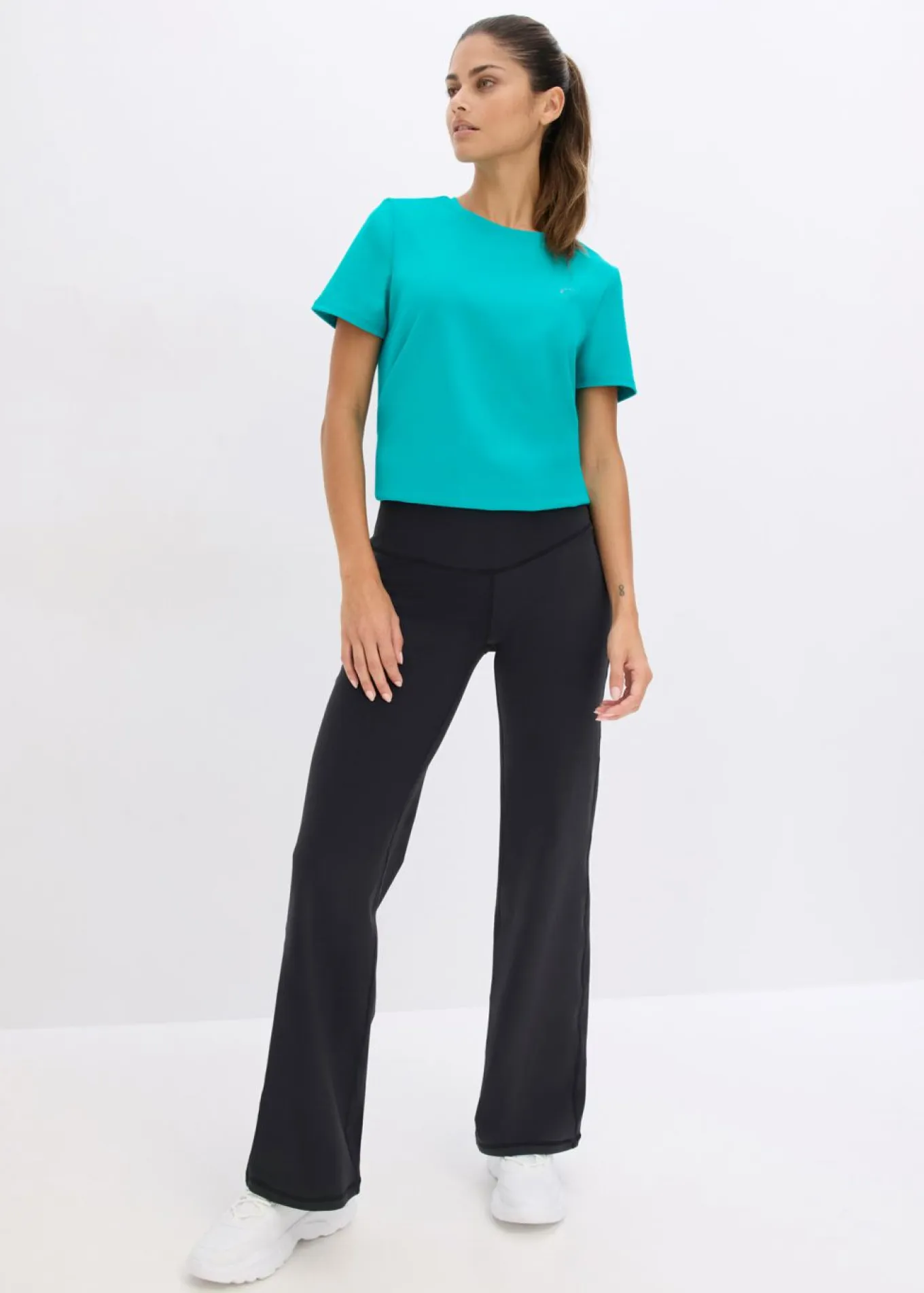 Leggings deportivos de algodón resistente con perneras rectas