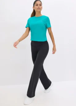 Leggings deportivos de algodón resistente con perneras rectas