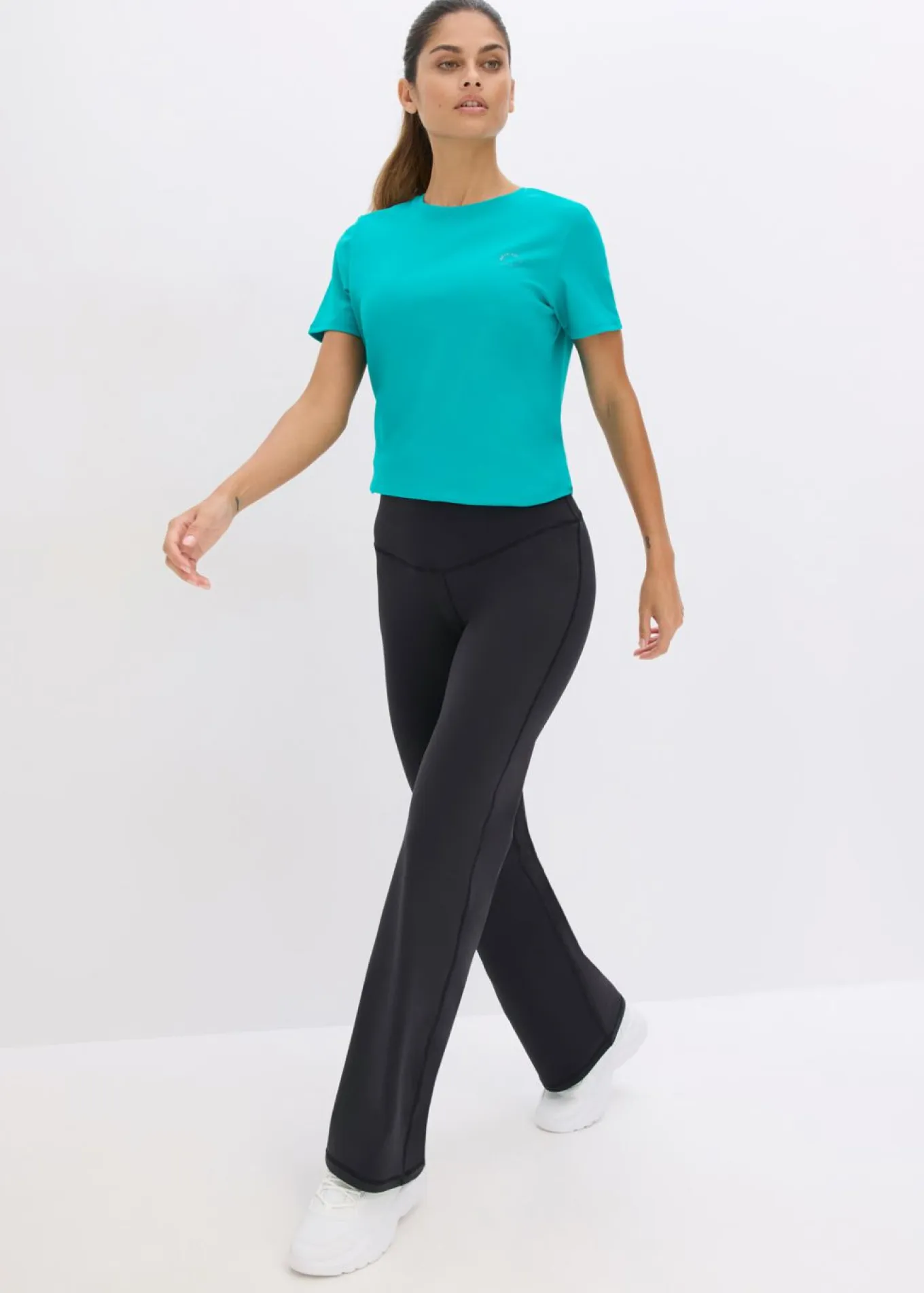 Leggings deportivos de algodón resistente con perneras rectas