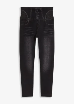 Leggings tipo medias, moldeadores, en look vaquero