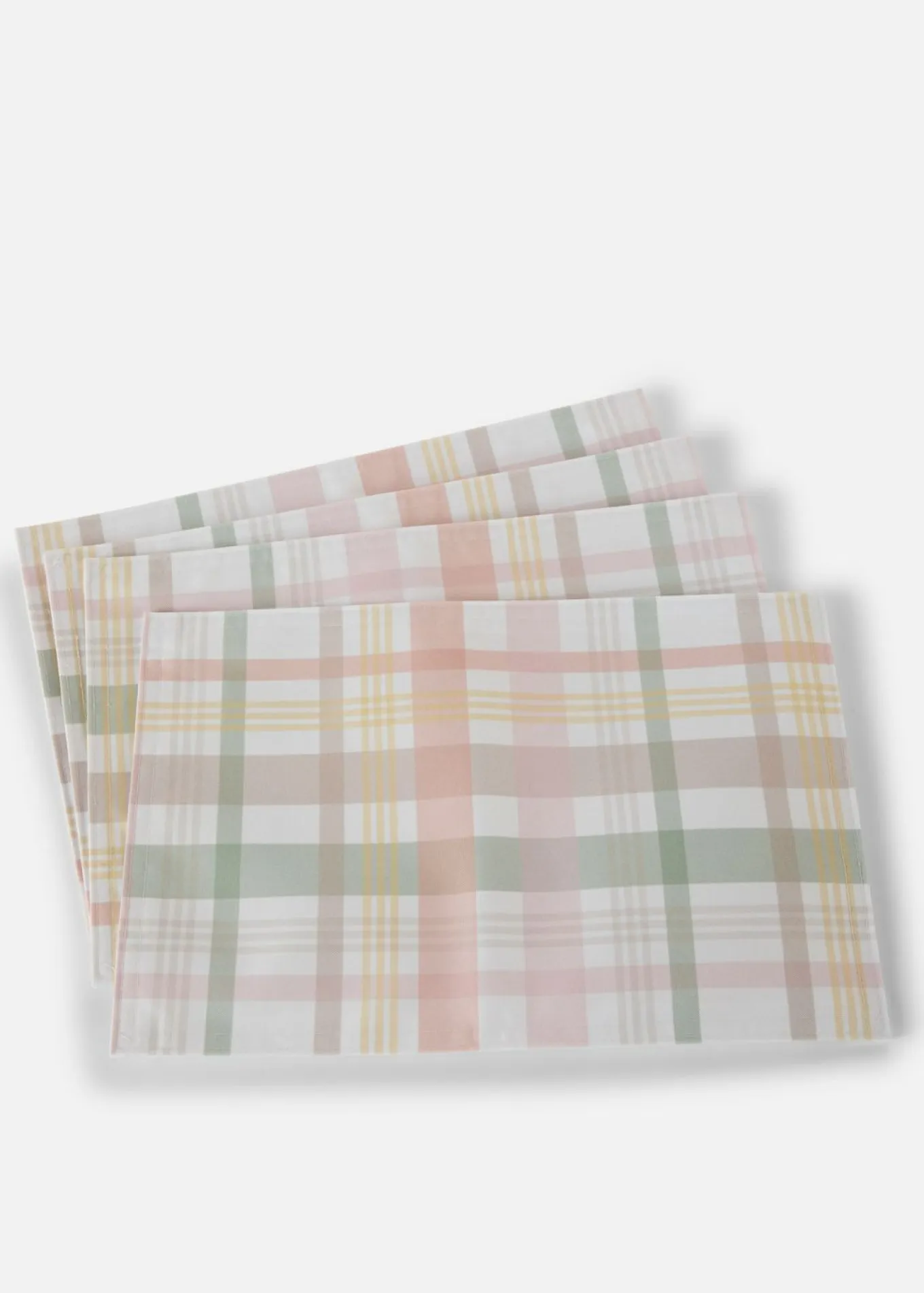 Manteles individuales con cuadros (4 unidades)