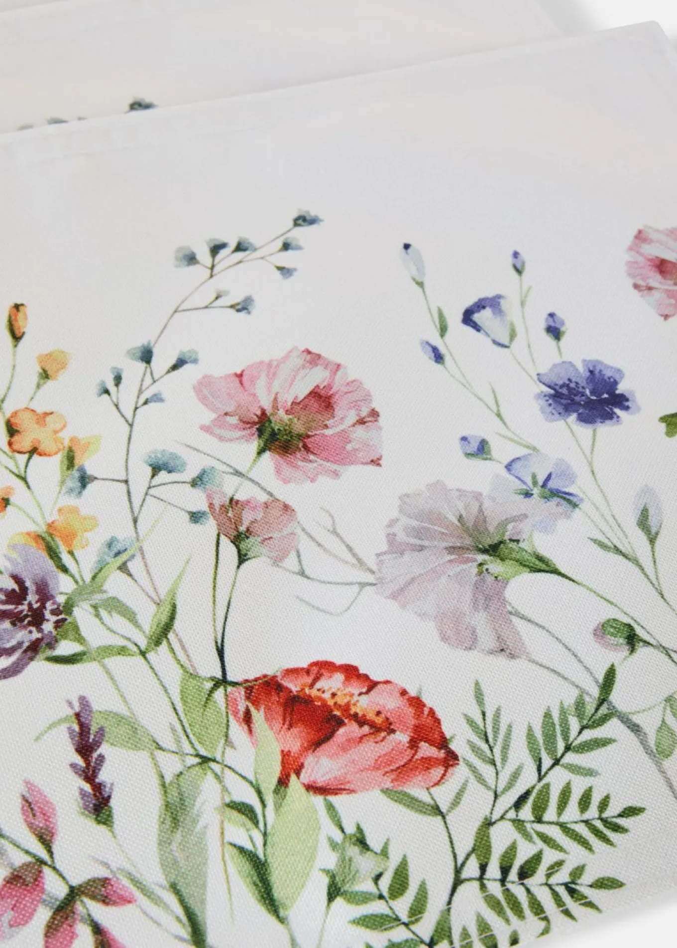 Manteles individuales con estampado de flores (4 unidades)