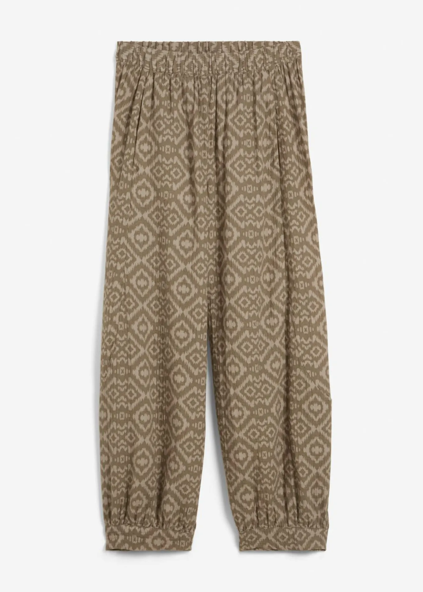 Pantalón bombacho de algodón puro