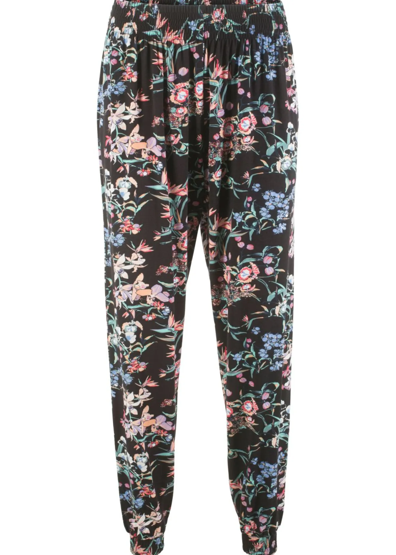 Pantalón bombacho de mezcla de viscosa