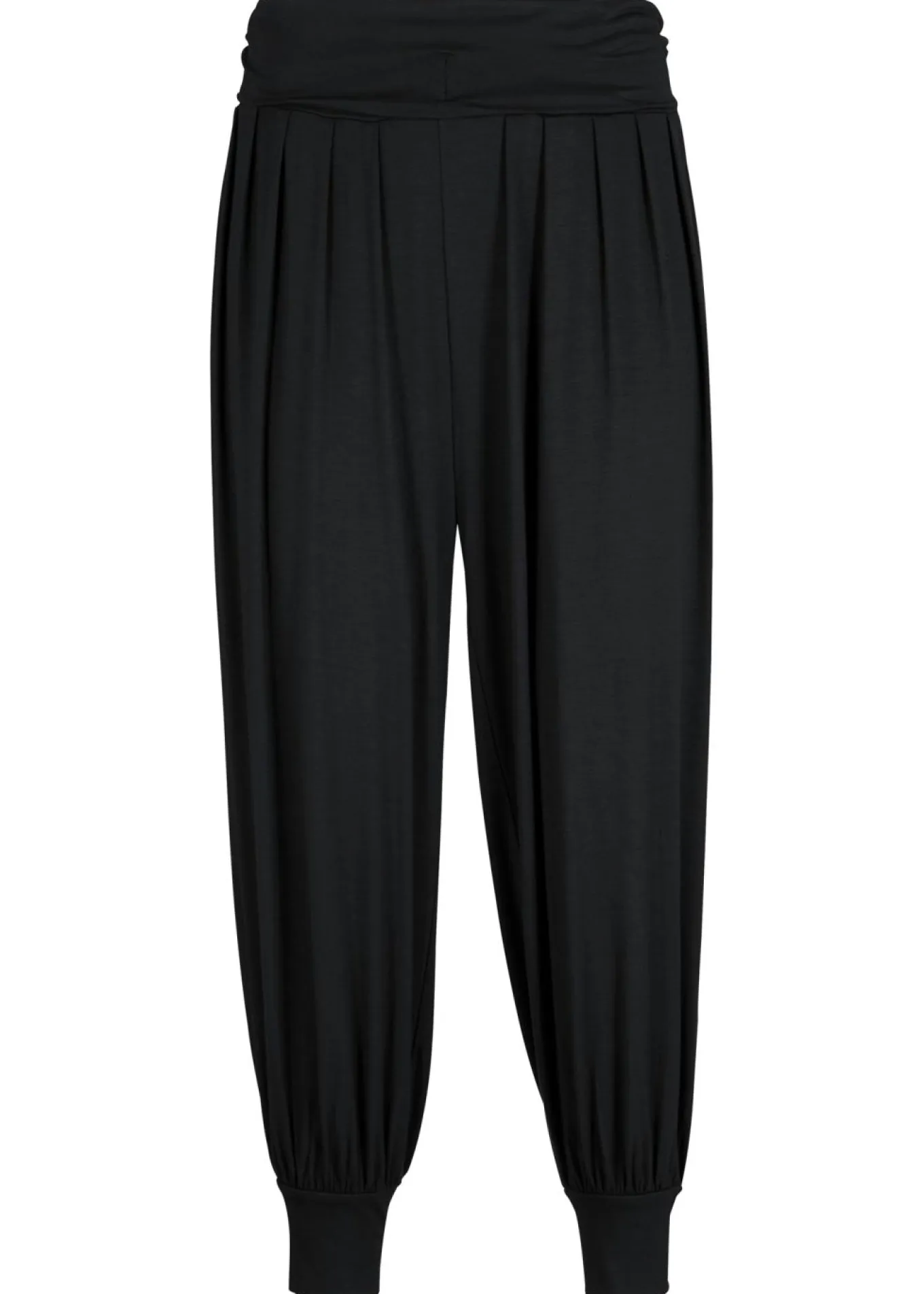 Pantalón bombacho de suave mezcla de viscosa
