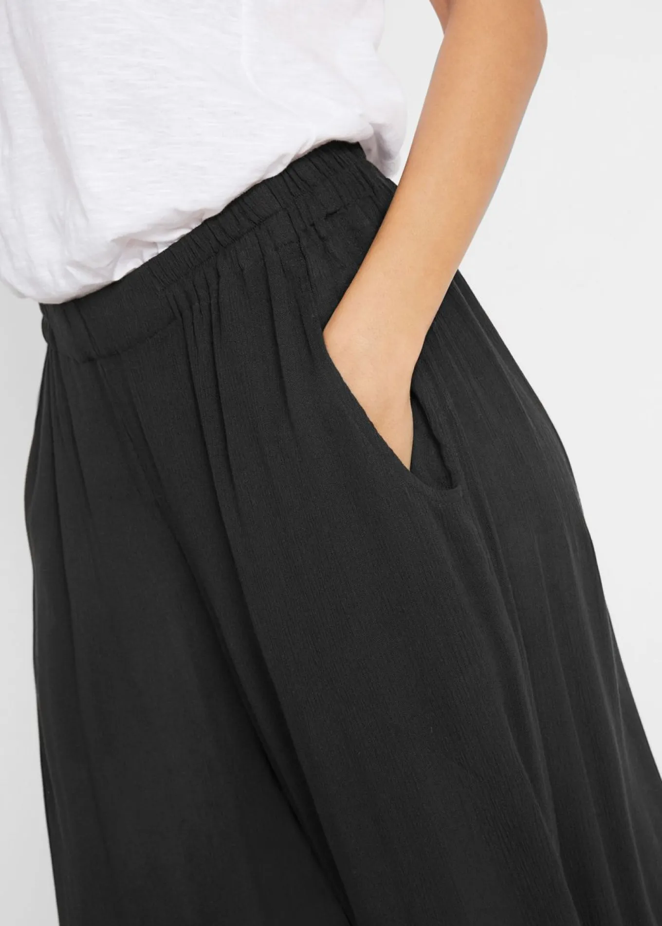 Pantalón bombacho de viscosa