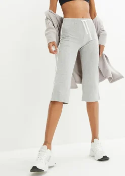 Pantalón capri de algodón con elástico (2 unidades)