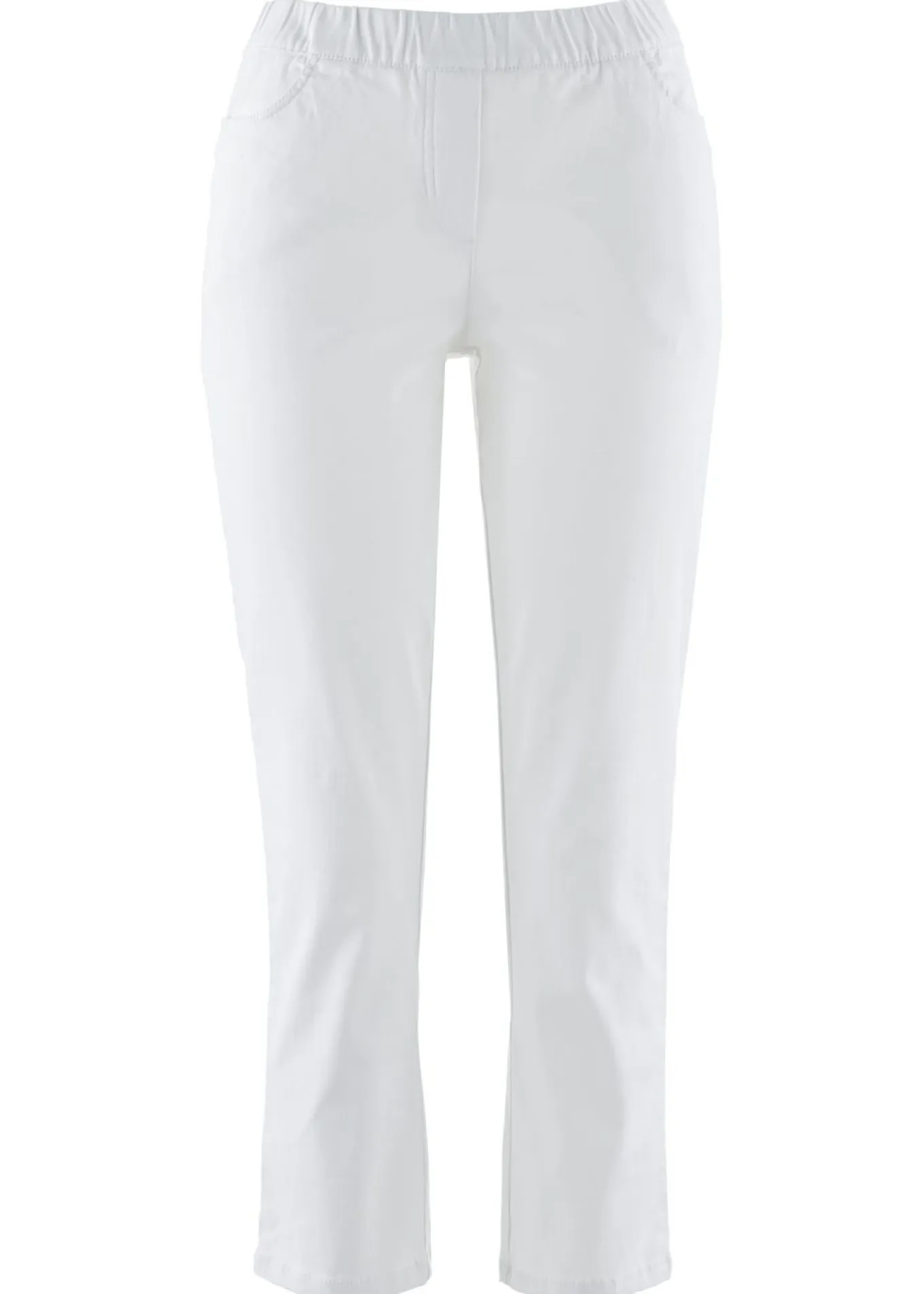 Pantalón capri sin cierre con elástico