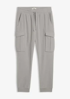 Pantalón cálido tipo cargo de felpa con corte regular