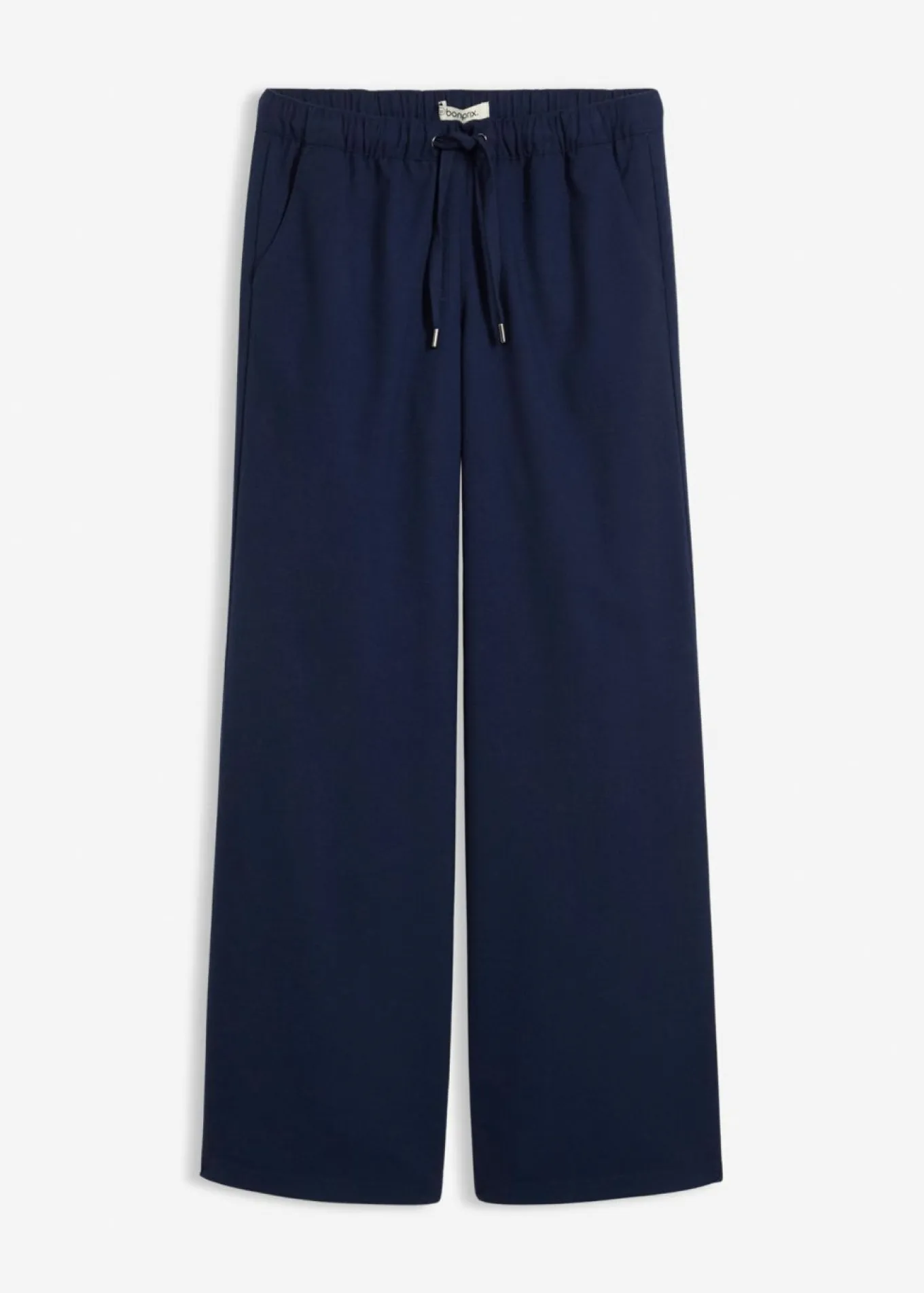 Pantalón con aspecto de lana y cinturilla cómoda