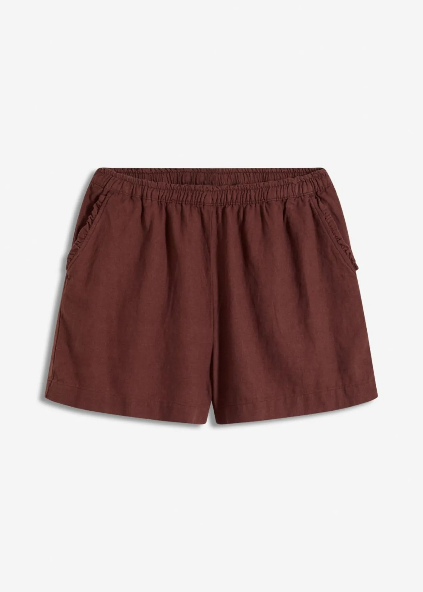 Pantalón corto con contenido de lino